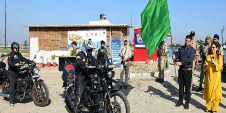 Jammu-Basohli bike ride flagged off to promote tourism, drug-free society