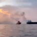 Romania says rescue mission underway after Black Sea ship fire; 1 dead, 3 missing